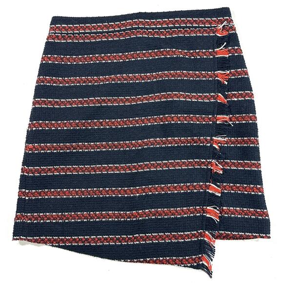 Marc New York Andrew Marc Women’s Size 2 Textured Fringe Mini Skirt - Picture 1 of 6